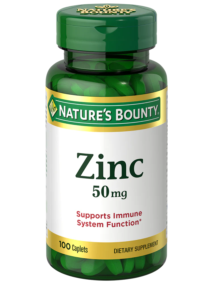 Zinc  50 mg, 100 Caplets