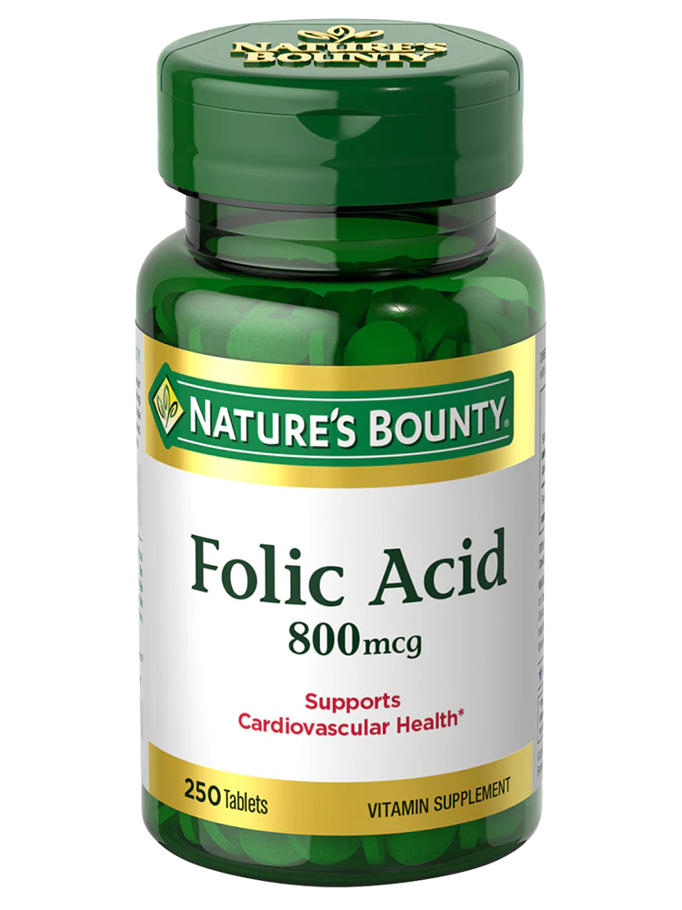 Folic Acid  800 mcg, 250 Tablets