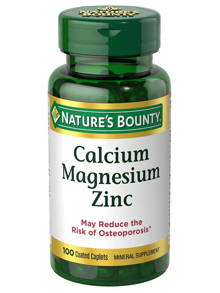 Calcium Magnesium Zinc  100 Caplets
