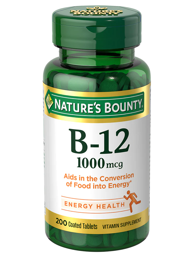 Vitamin B-12  1,000 mcg, 200 Tablets