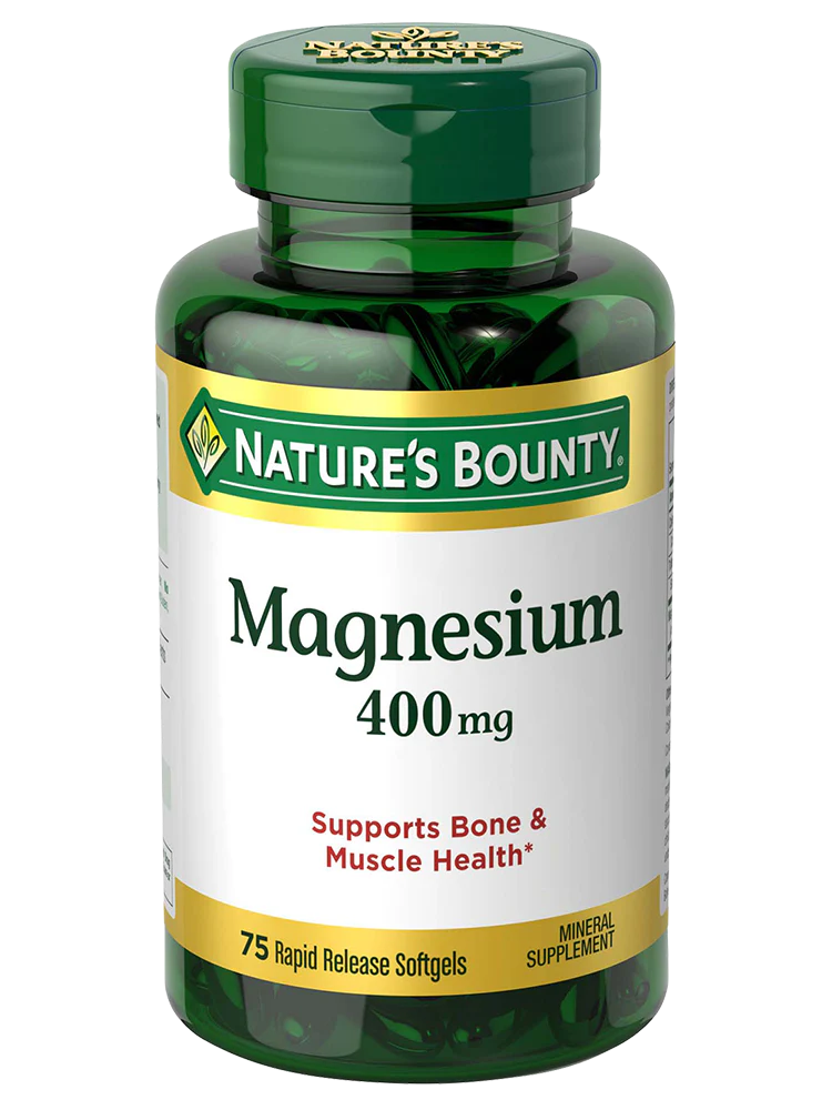 Magnesium  400 mg, 75 Softgels
