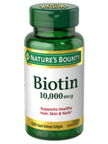 Biotin  10,000 mcg, 120 Softgels