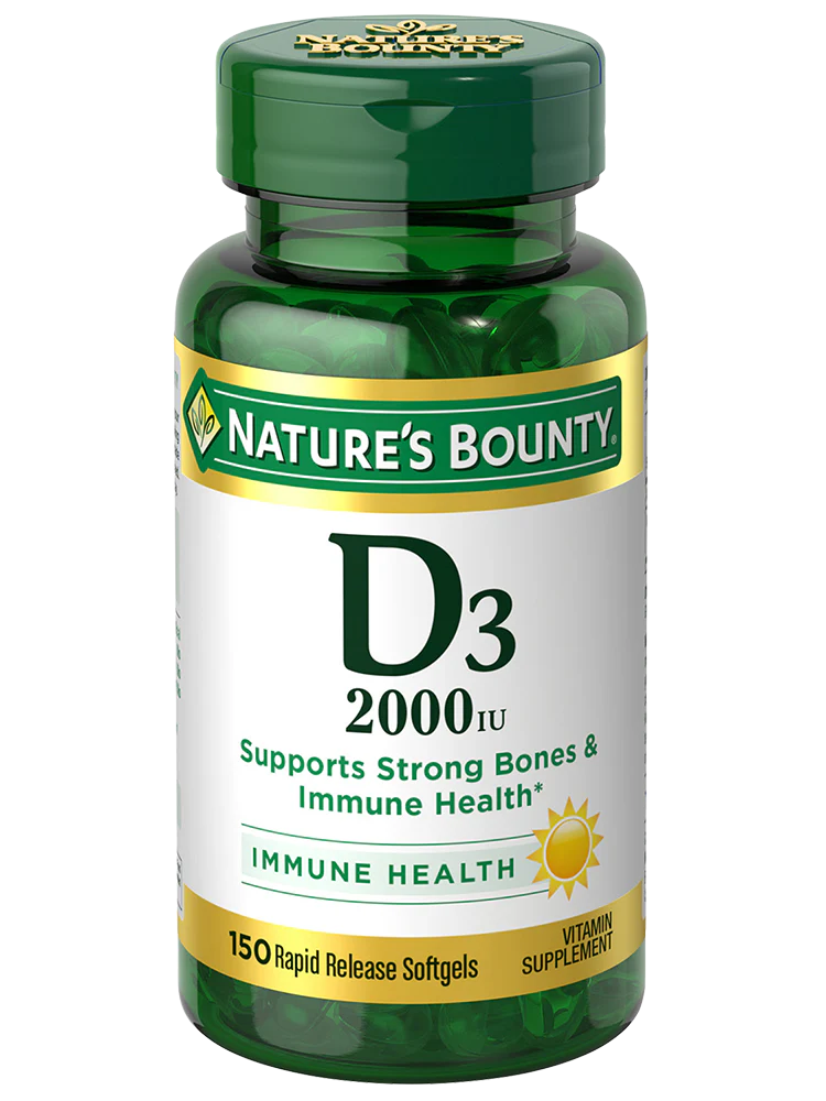 Vitamin D3  2,000 IU,  50mcg 150 Softgels