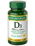 Vitamin D3  125 mcg (5,000 IU), 150 Softgels