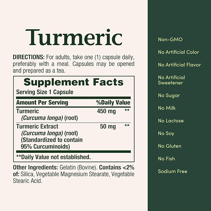 Turmeric  450 mg, 60 Capsules