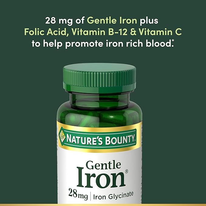 Gentle Iron  28 mg , 90 Capsules