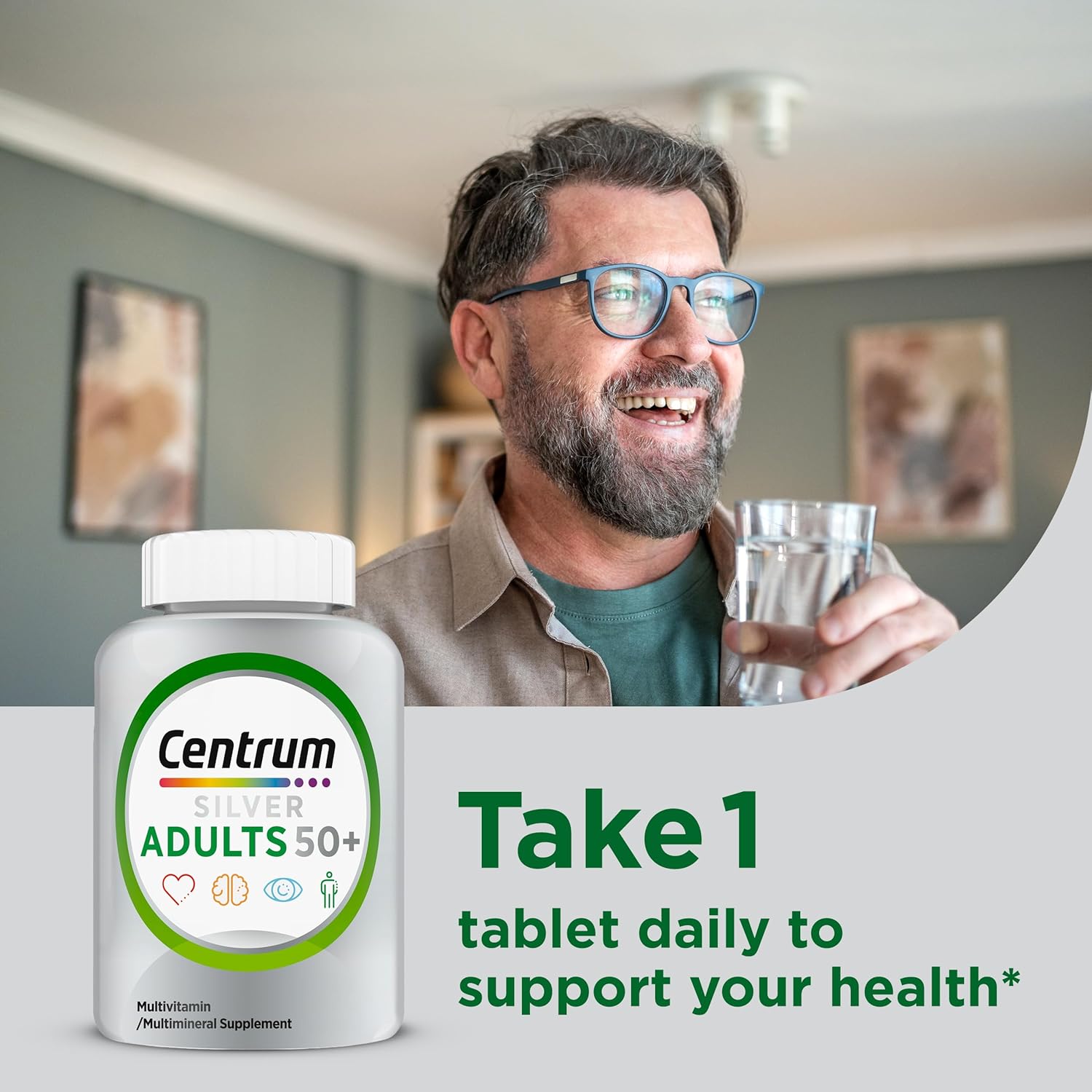 Centrum Multivitamin For Adults 50 Plus, 125 Capsules