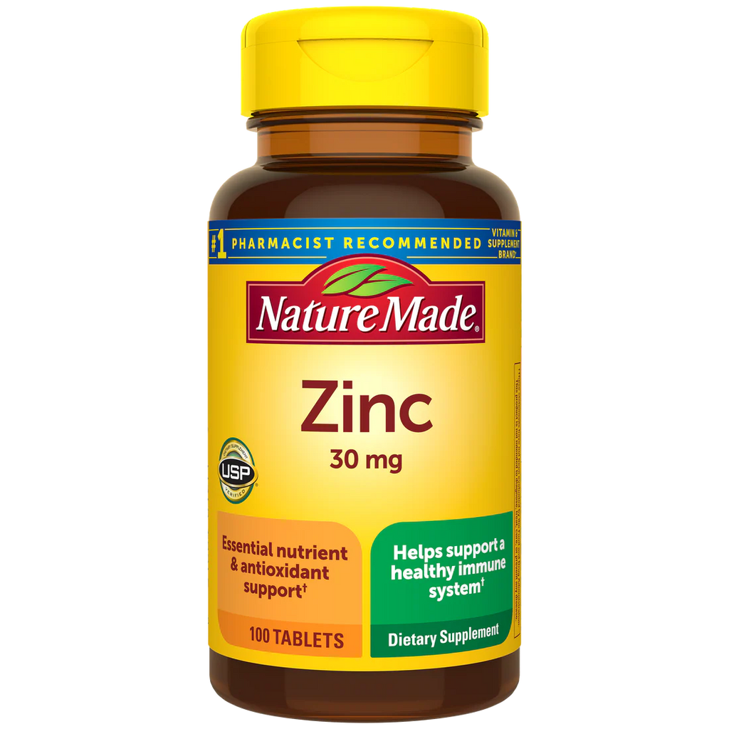 Zinc 30 mg 100 Tablets