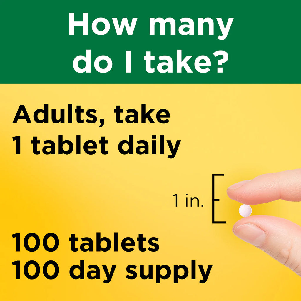 Vitamin B6 100 mg 100 Tablets