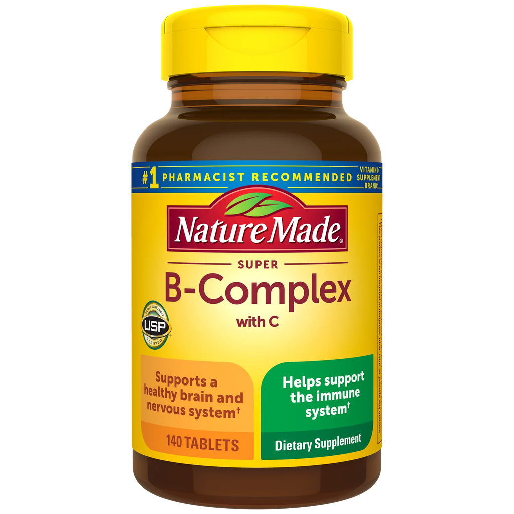Super B-Complex with C Tablets 140 Capsules