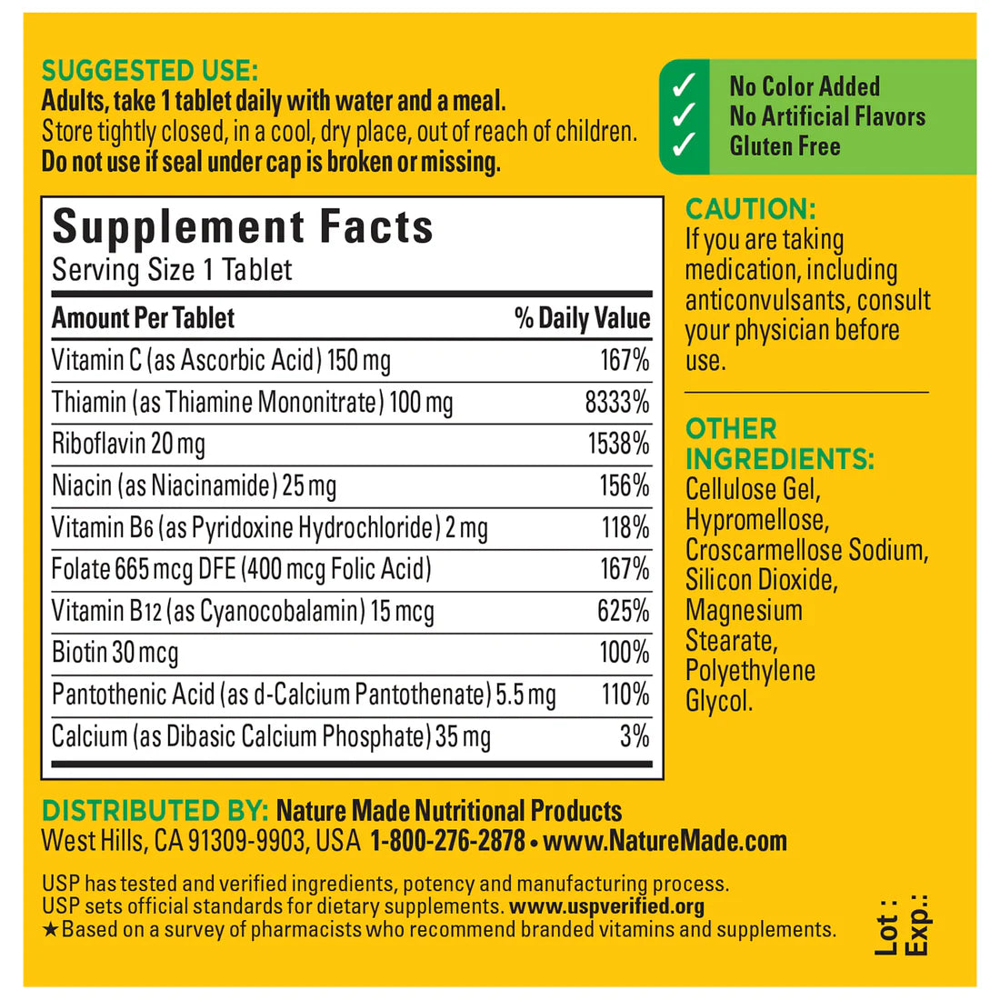 Super B-Complex with C Tablets 140 Capsules