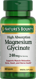 Magnesium Glycinate  240 mg, 60 Capsules