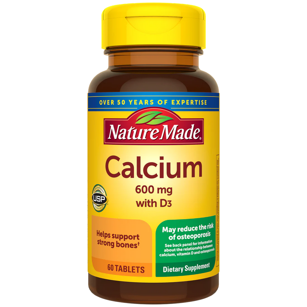 Calcium 600 mg with Vitamin D3 60 Tablets