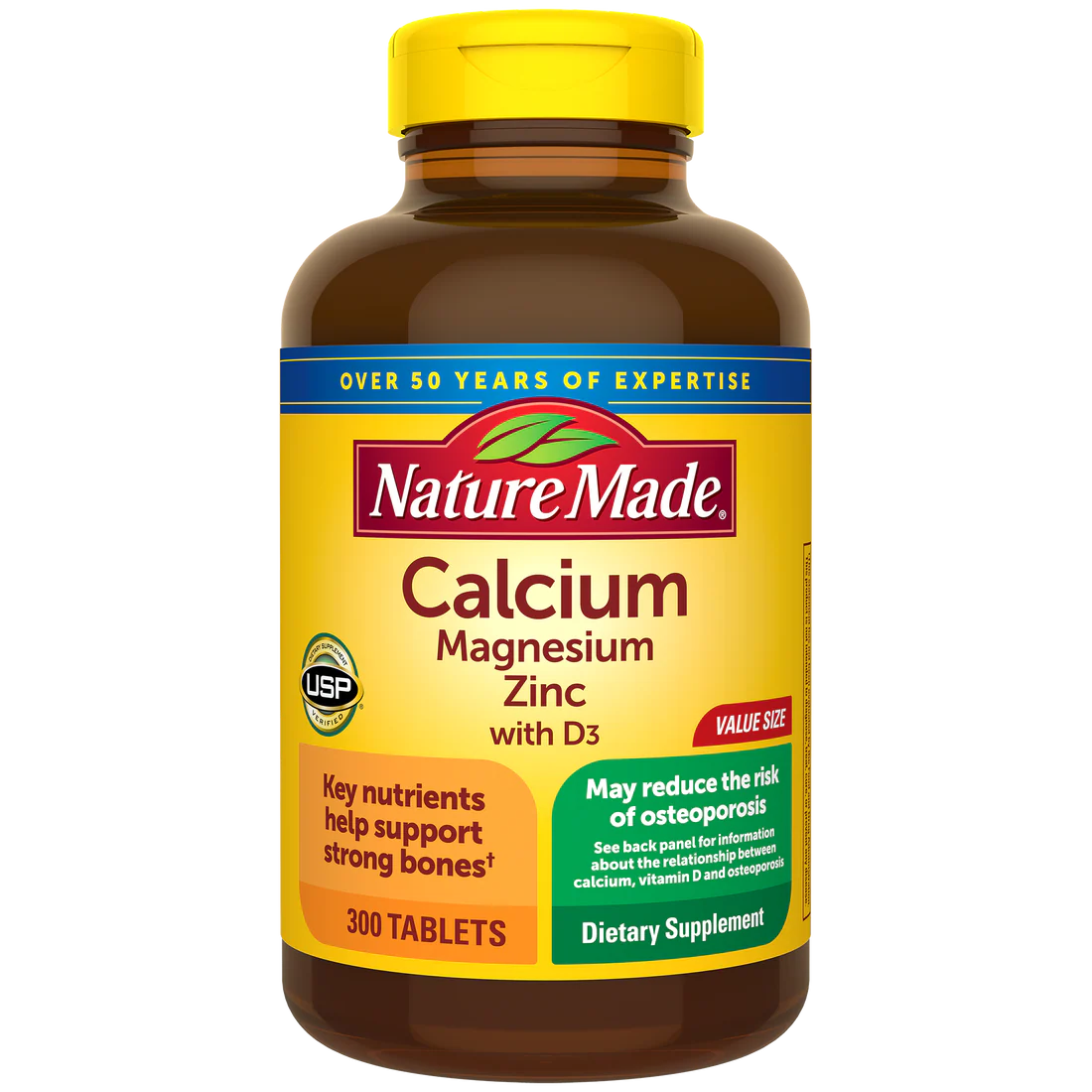 Calcium, Magnesium and Zinc with Vitamin D3 300 Tablets