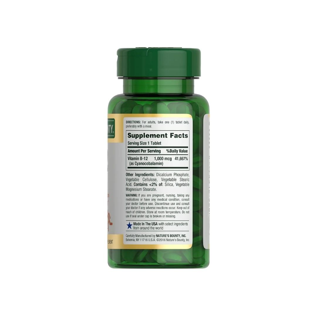 Vitamin B-12  1,000 mcg, 200 Tablets